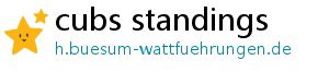 cubs standings
